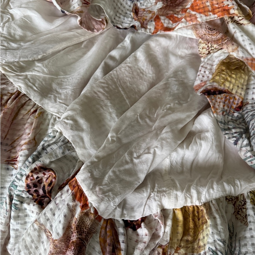 Anthropologie Maeve Seashell Wrap Midi Skirt - Picture 8 of 8